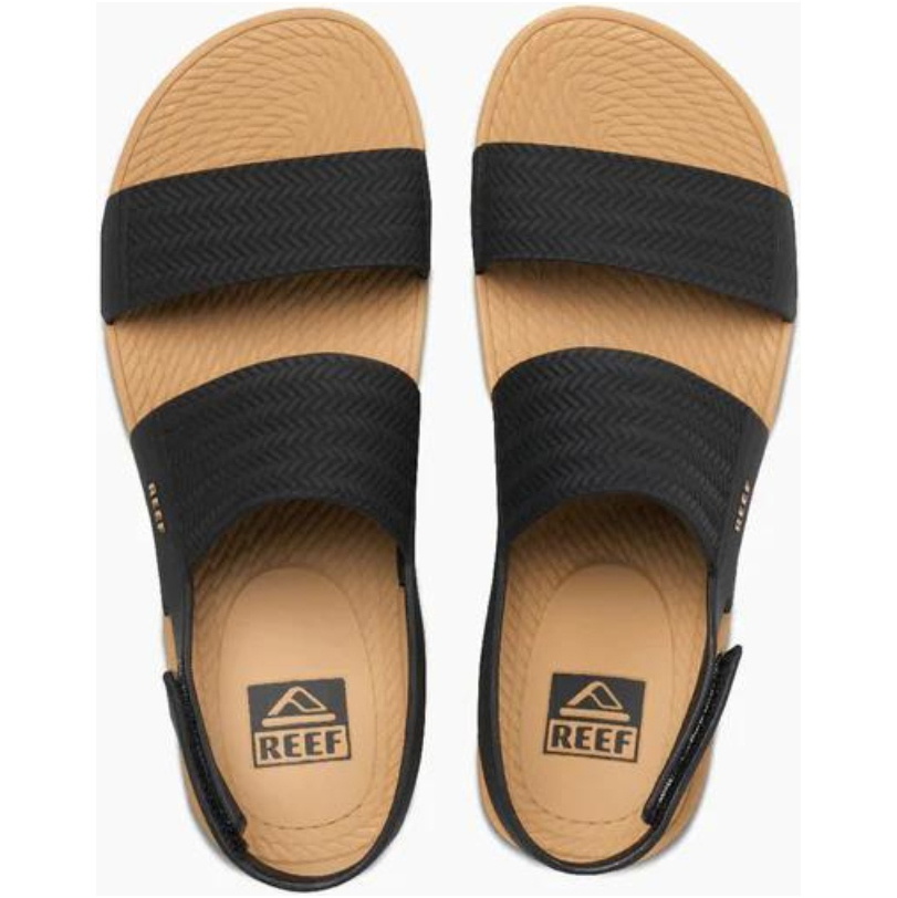 2026 Reef Womens Water Vista Sandals CI8573 - Black / Tan